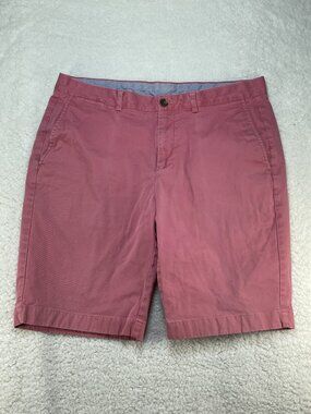 Brooks Brothers Mens Shorts Size 36 Red Slash Pocket Cotton Stretch 36x10